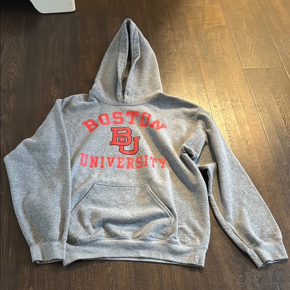 Tops - Gray Boston University Hoodie
